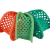 Coral, Mint, Turq